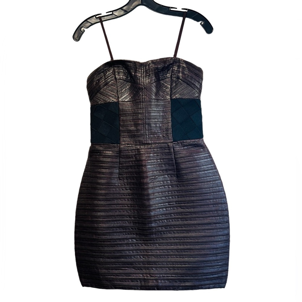 MIHA**Brown Leather Dress***US 2 $485